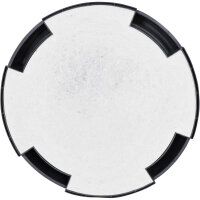 Betonständer 30 kg rund, weiß Kunststoffrohr 19-54 mm, mit Handmulden