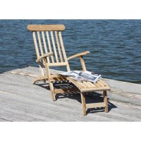 Deckchair JAVA 3-fach verstellbar, Teak C-grade, unbehandelt
