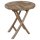 Tisch JAVA, klappbar, rund Ø70cm, Teak  C-grade unbehandelt