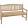 Bank LOMBOK 3 Sitzer  Gartenbank, Bank, Sitzbank, Parkbank, Holzbank 150cm, Teak, unbehandelt