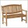 Bank LOMBOK 3 Sitzer  Gartenbank, Bank, Sitzbank, Parkbank, Holzbank 150cm, Teak, unbehandelt