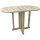 Balkontisch SOLO, oval, klappbar, Teak B-grade unbehandelt