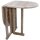 Balkontisch SOLO, oval, klappbar, Teak B-grade unbehandelt