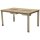 Tisch FLORENCE, rechteckig 150cm x 90cm, Non-Wood, champagner,Aluminium, mit 2 Eisbehältern