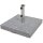 Schirmständer 58kg Granit / Stahl, mit Rollen