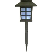 Solar-Leuchte, Kunststoff, schwarz, LED