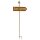 Gartenschild "Zum Garten" Metall, Rost-Optik