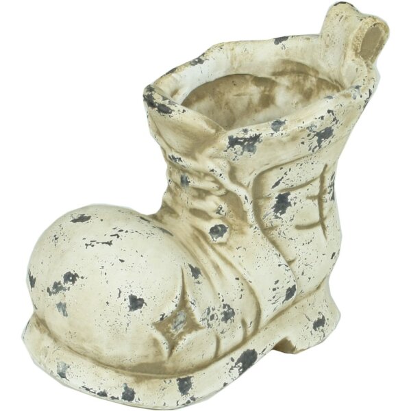 Gartenfigur SCHUH aus Keramik