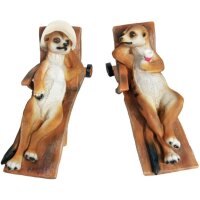 Erdmännchen auf Liege, CHILLI & WILLI,...