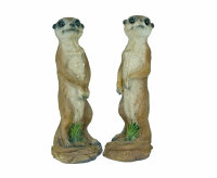 Erdmännchen TED & SAM 2-fach sortiert Polyresin...