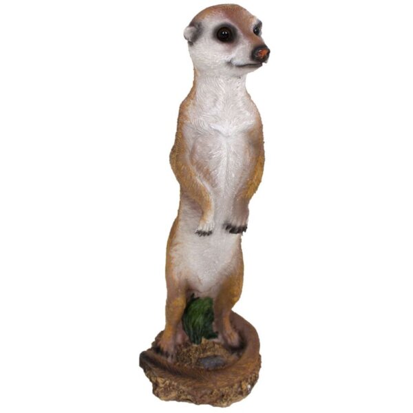 Erdmännchen LUIGI groß Polyresin wetterfest
