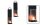 Wandkerzenhalter, 2er Set, aus Metall 7cm x 25,5cm