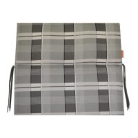 Auflage Regor Klappsesselauflage Karo Grau